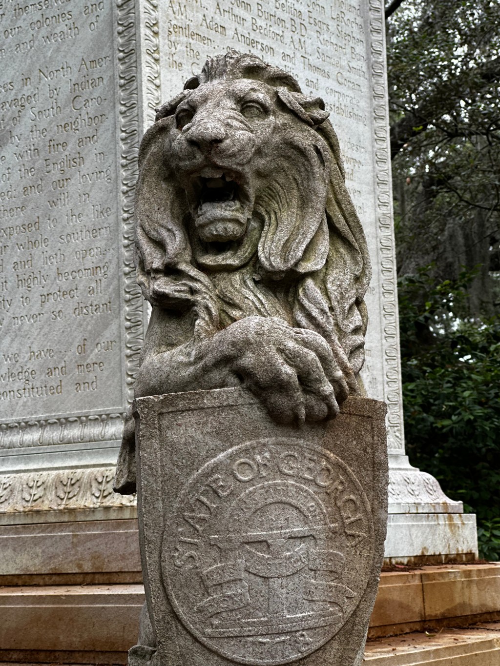 James Oglethorpe Monument - Savannah, GA, USA